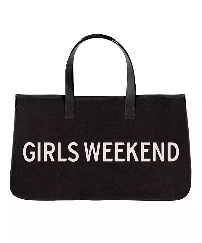 Girls Weekend Tote Bag - Black