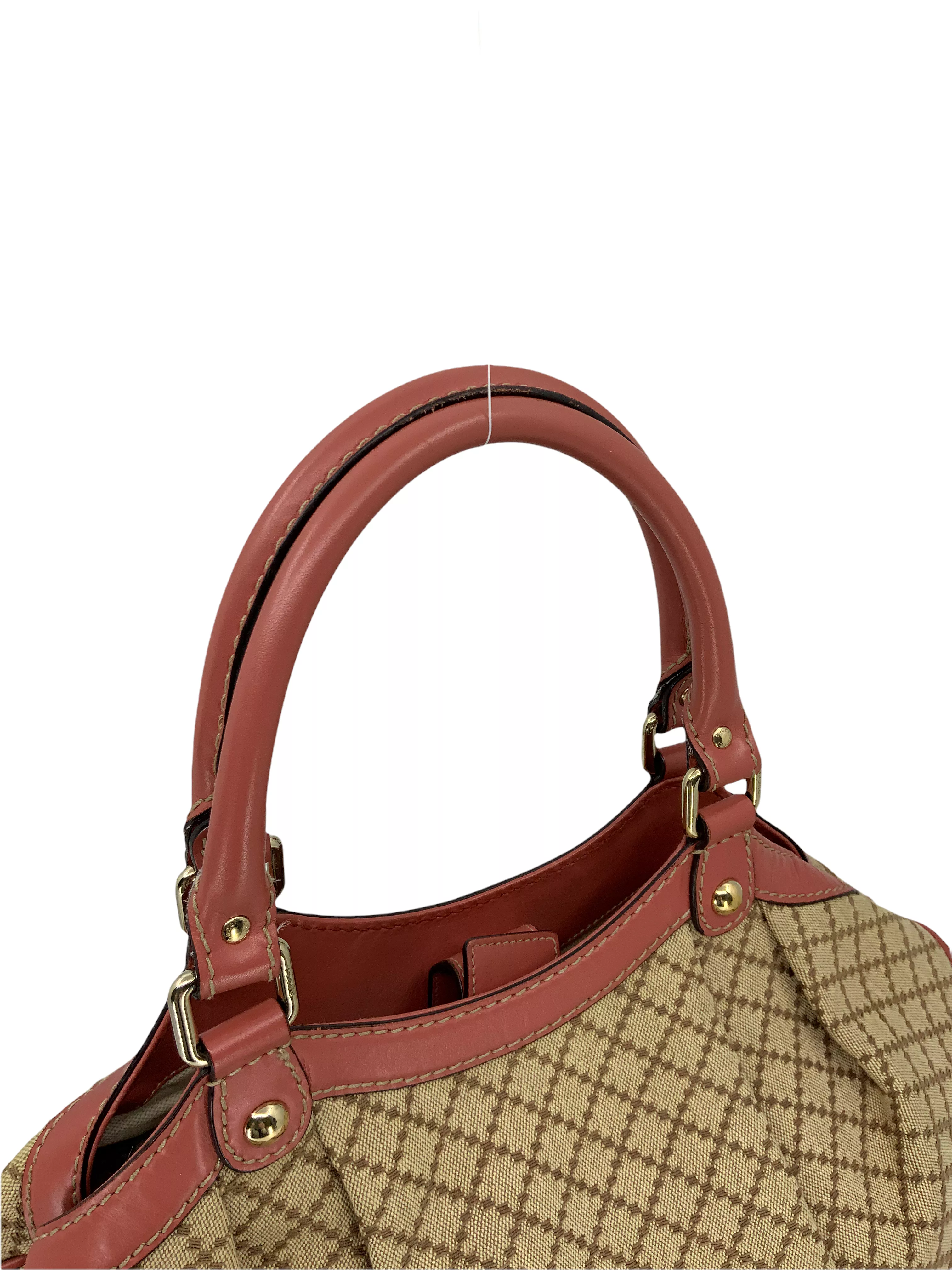 GUCCI Diamante Canvas Medium Sukey Tote