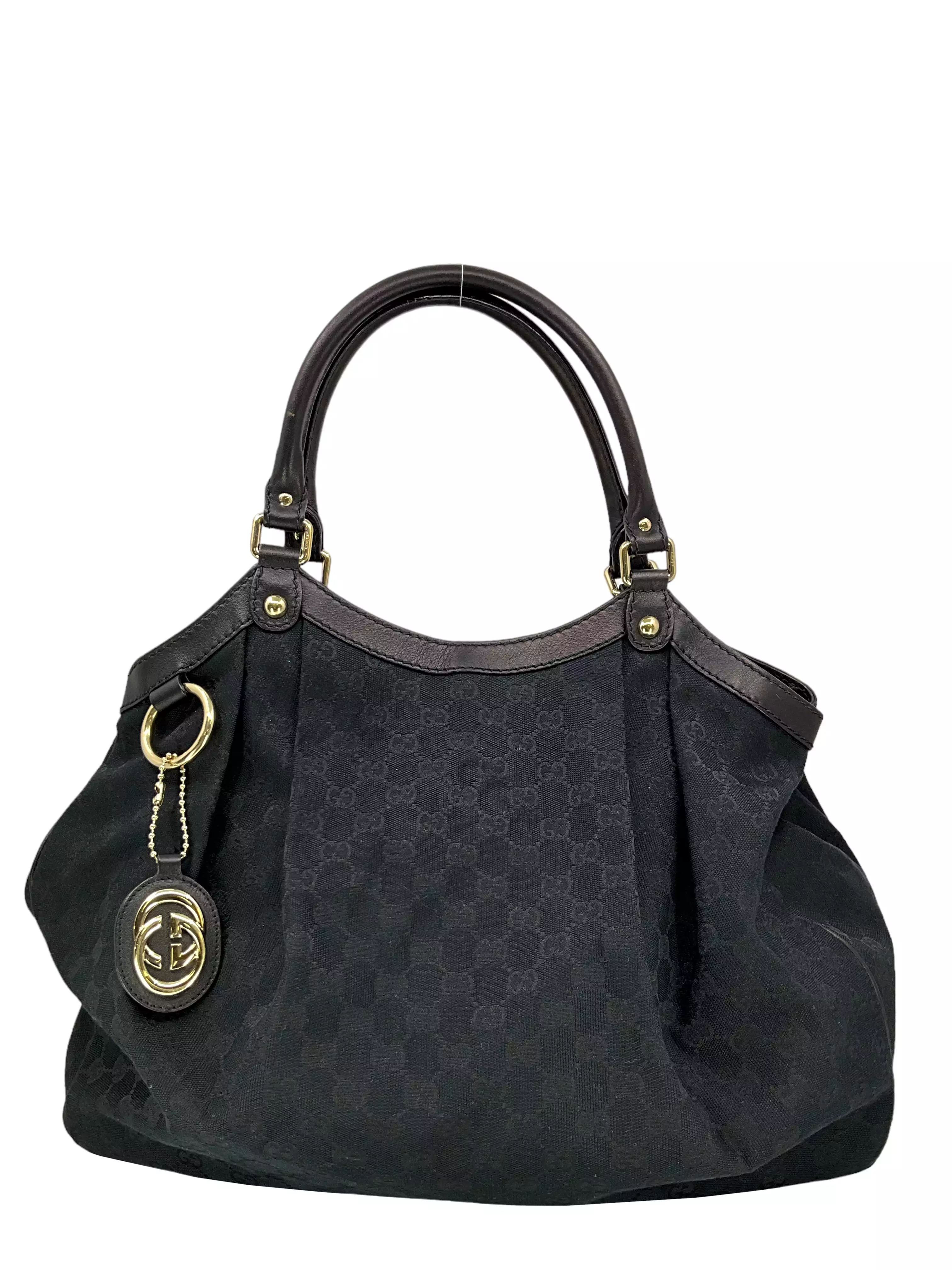 GUCCI GG Monogram Canvas Large Sukey Tote