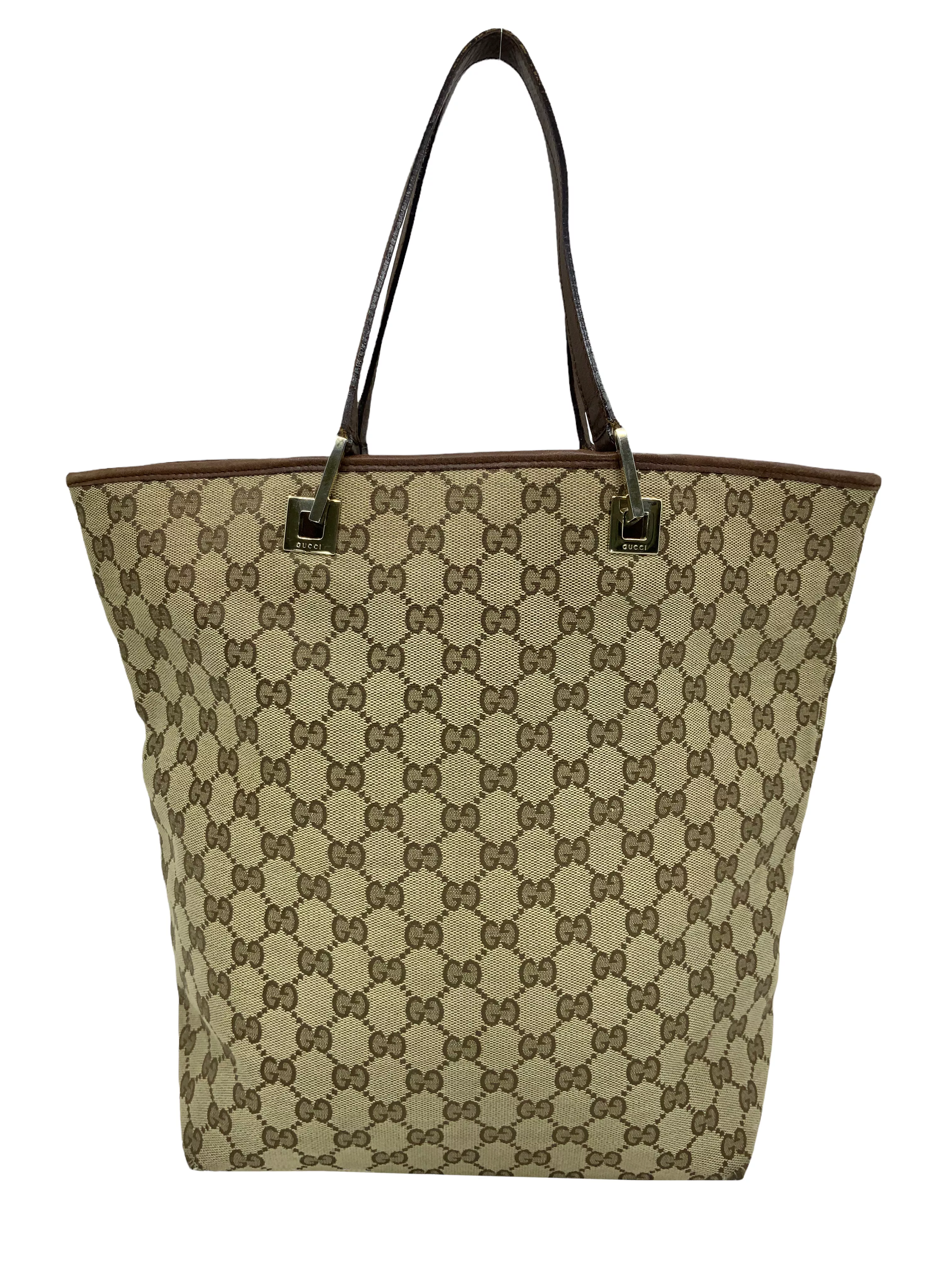 Gucci Vintage Monogram Canvas Tote Bag