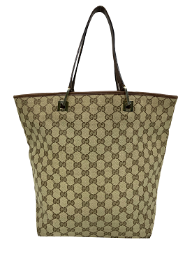 Gucci Vintage Monogram Canvas Tote Bag