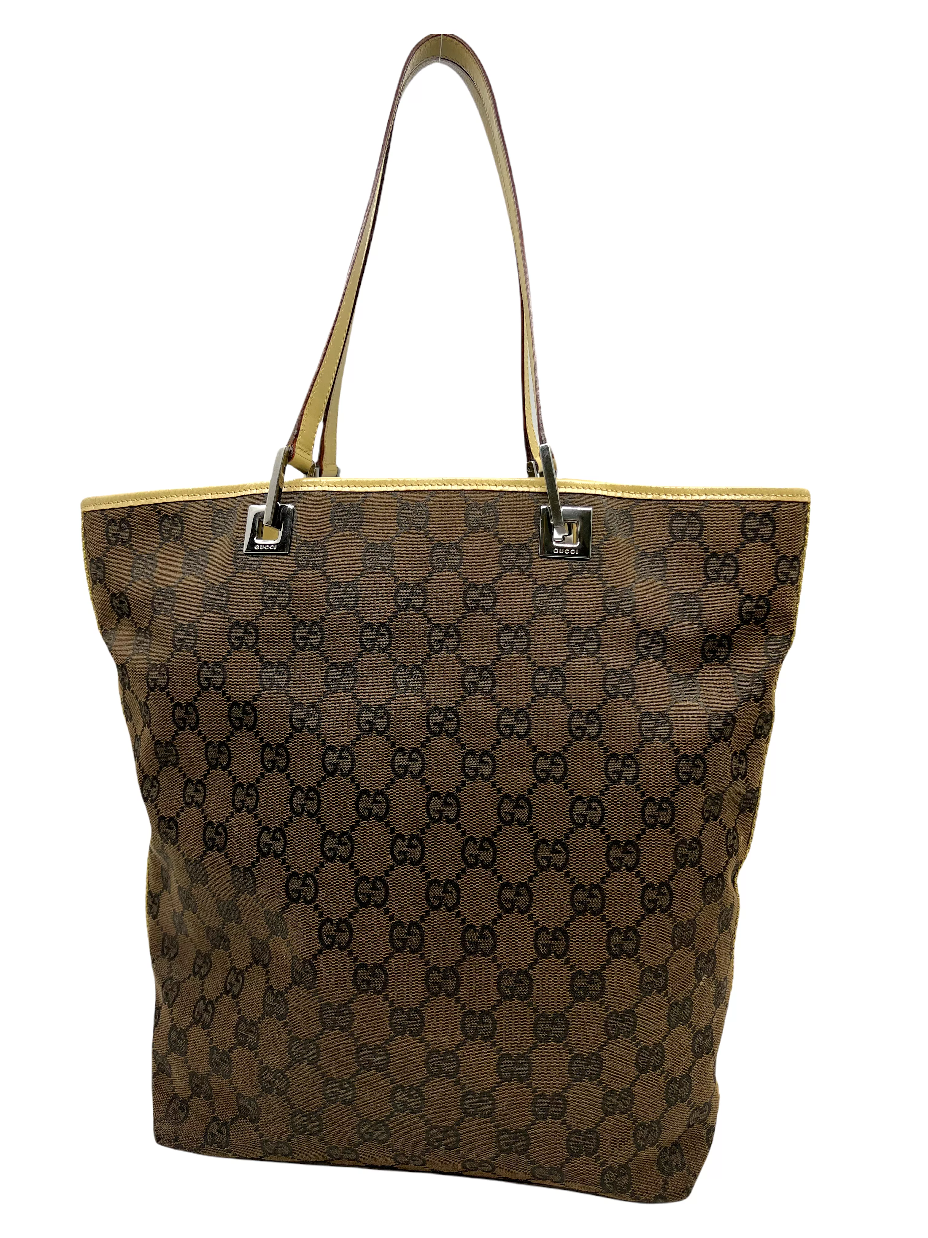 Gucci Vintage Monogram Canvas Tote Bag