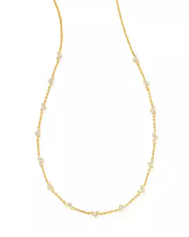 Haven Crystal Heart Strand Necklace