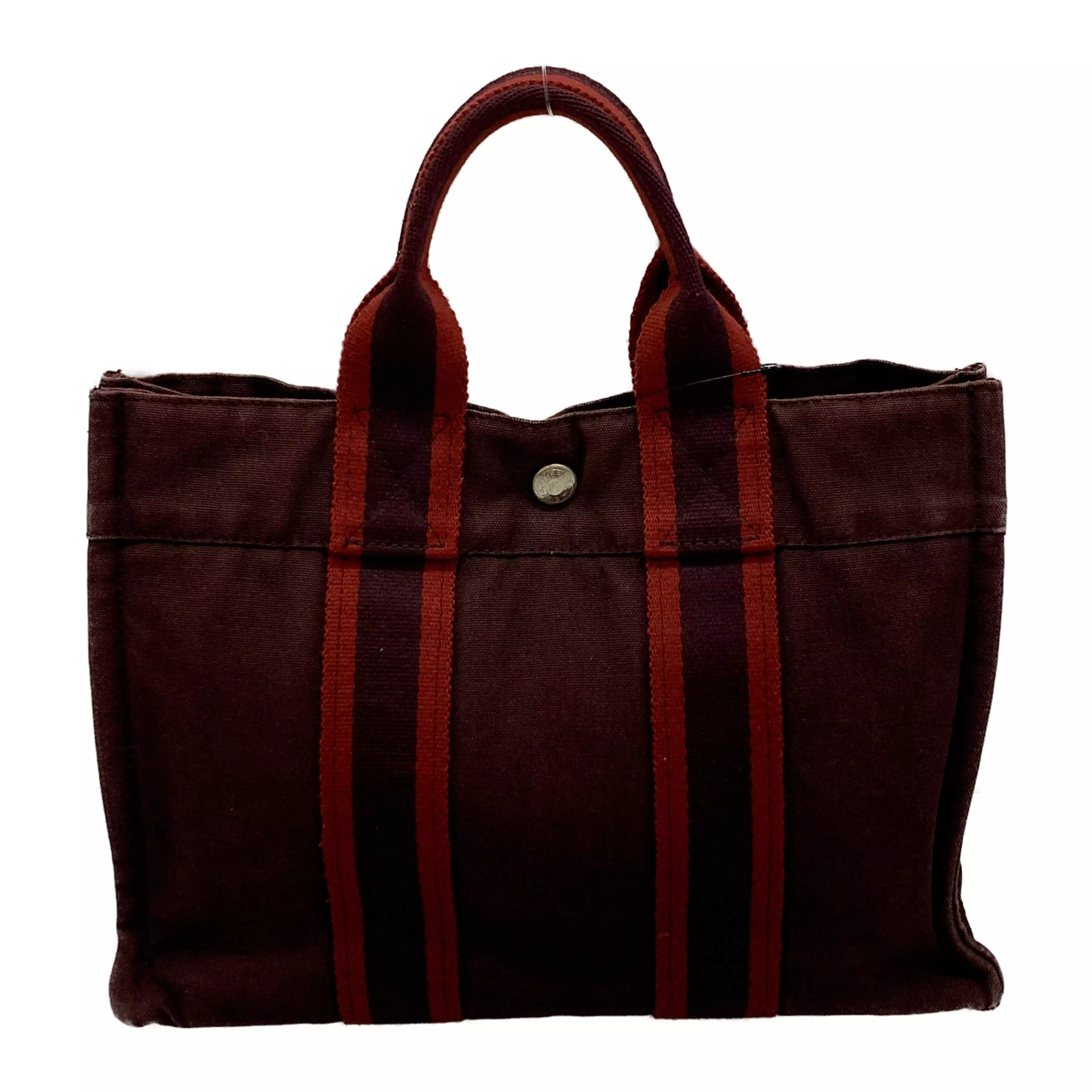 #HERMES/Tote Bag/BRD/Canvas/Plain