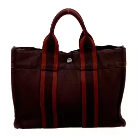 #HERMES/Tote Bag/BRD/Canvas/Plain