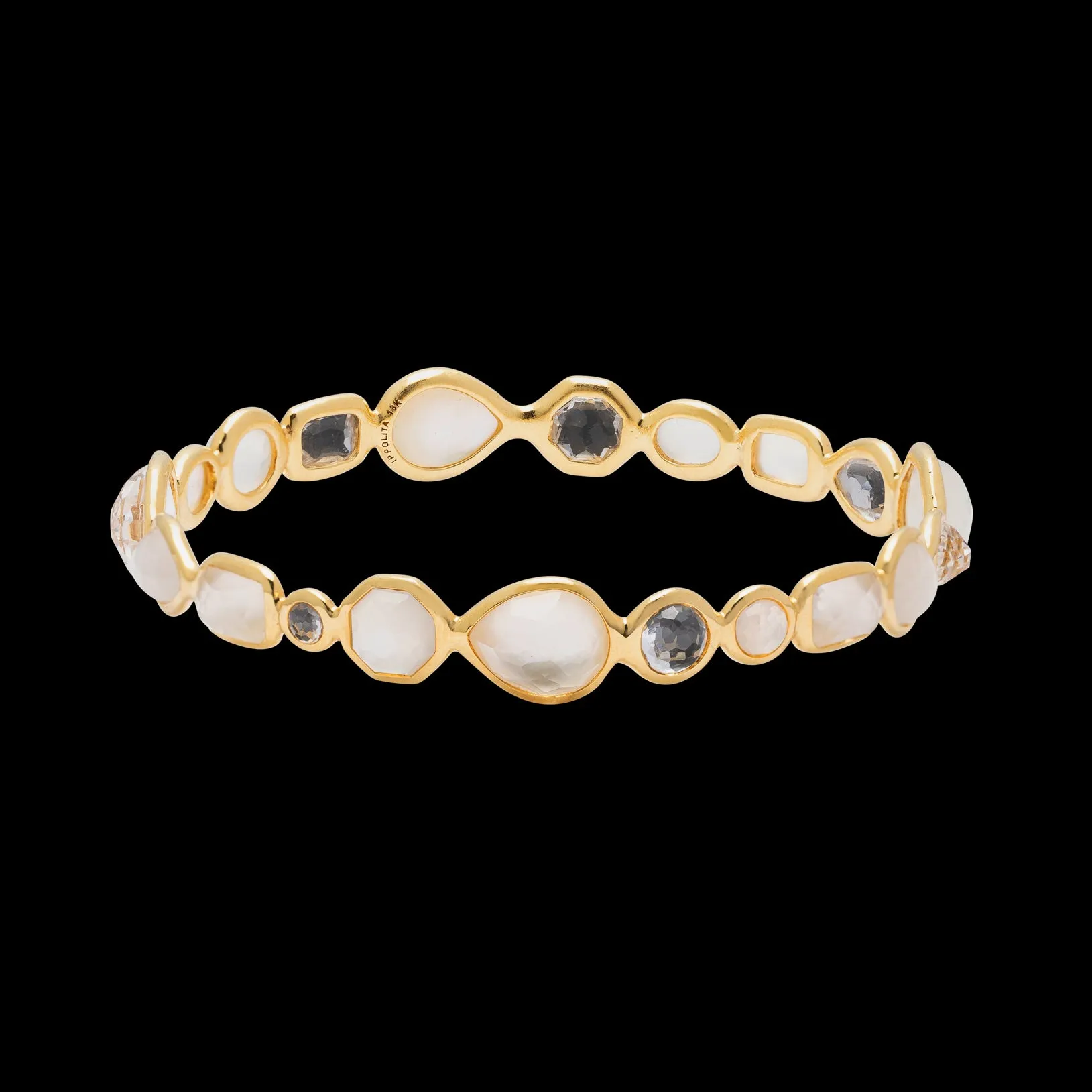 Ippolita Rock Candy Hero Gelato Bangle in 18K Gold