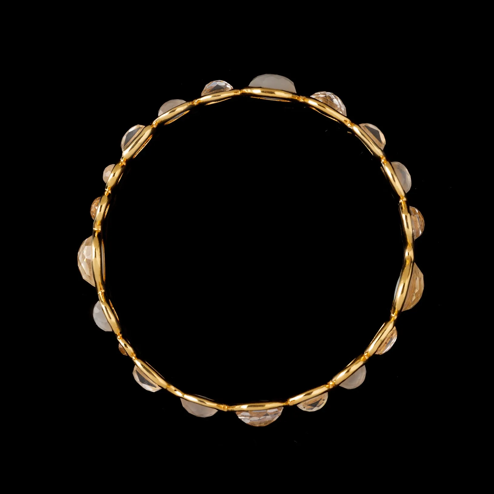 Ippolita Rock Candy Hero Gelato Bangle in 18K Gold