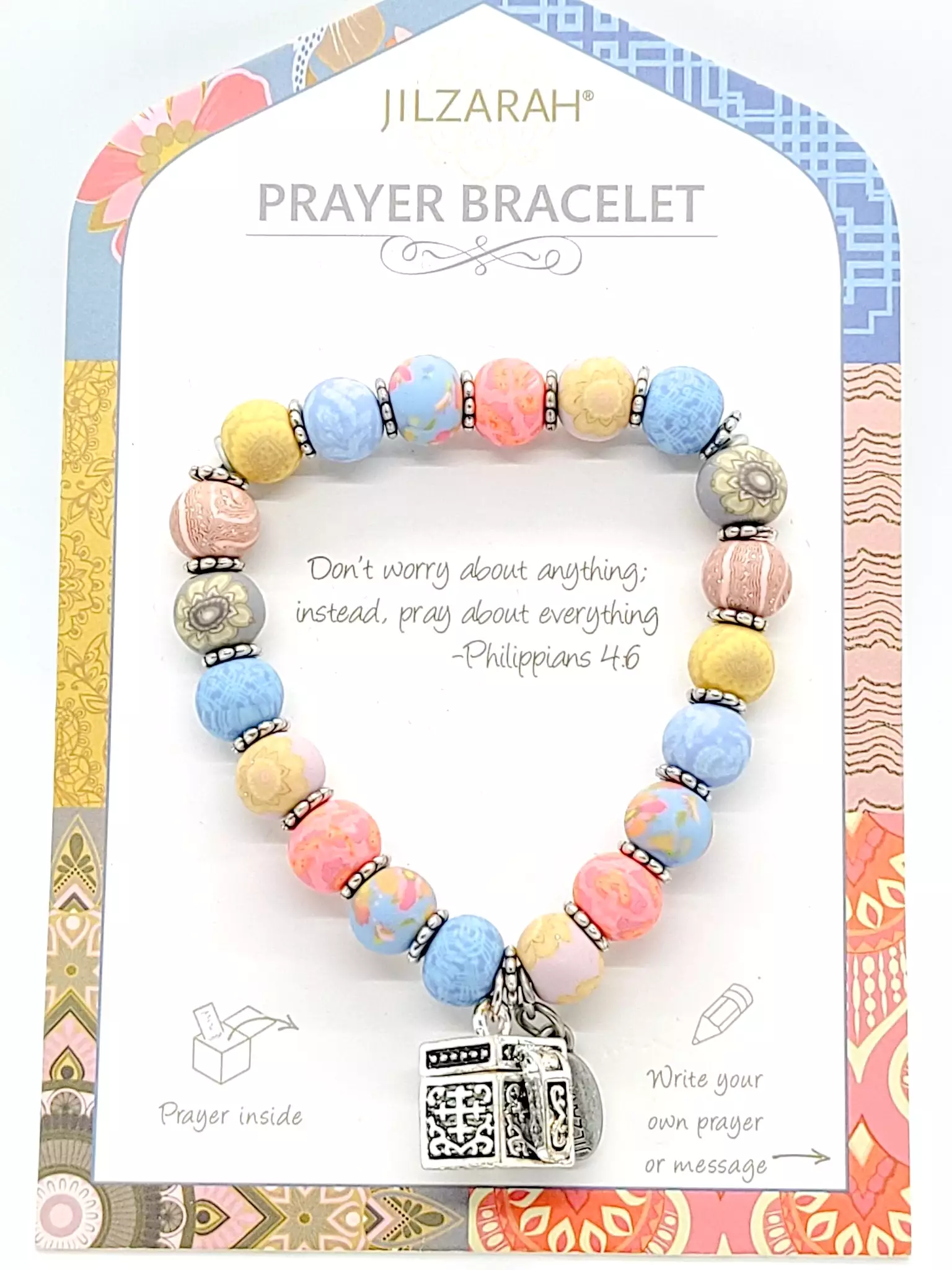 Jilzarah Seashell Prayer Bracelet