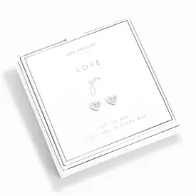 JOMA JEWELLERY - Love You Boxed Earring Set