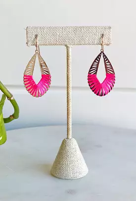 Just in Time Earrings in Pink