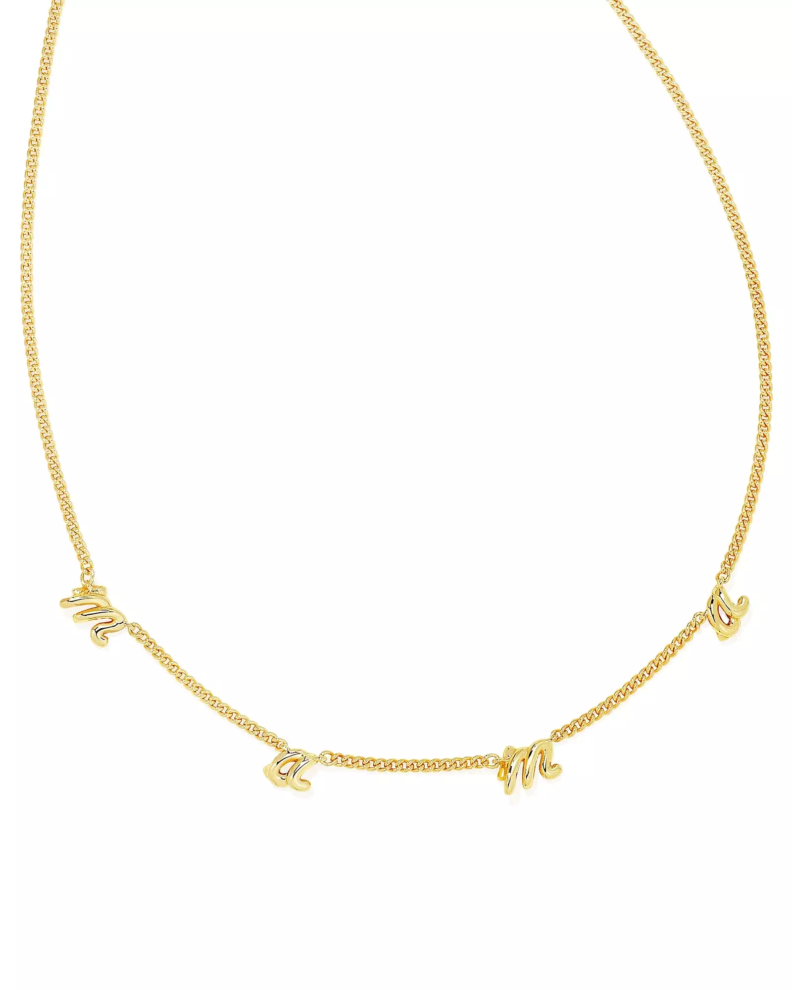 Kendra Scott MAMA Script Strand Necklace