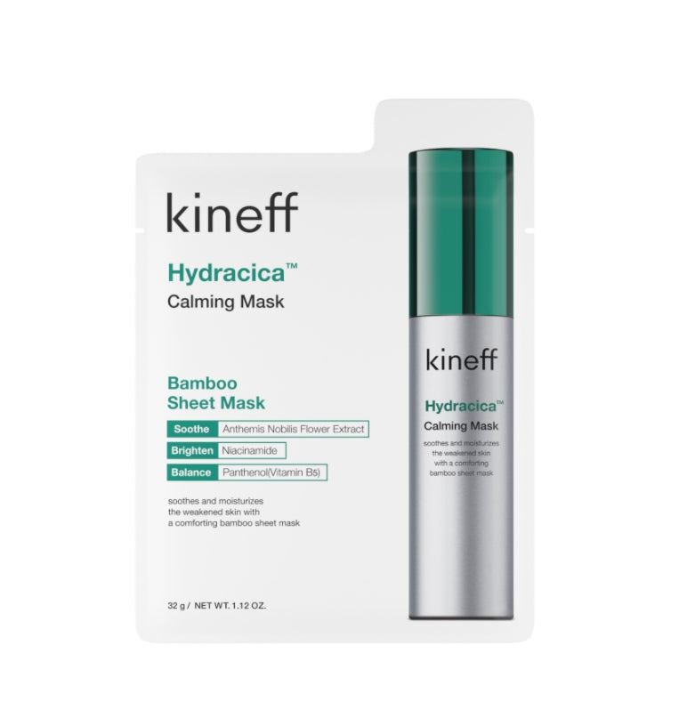 KINEFF Hydracica Calming Mask 5pcs Dry Sensitive Skincare Moisture Centella Asiatica Extract Soothing