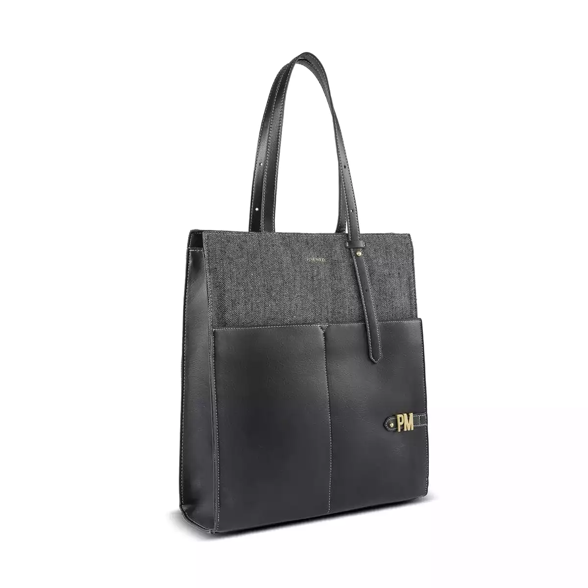 Lana Vegan Leather & Canvas Carryall Tote | Multiple Colours