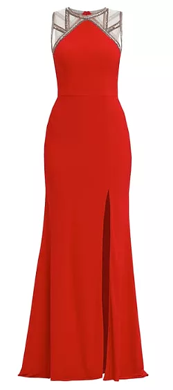 Lipstick Red Gown