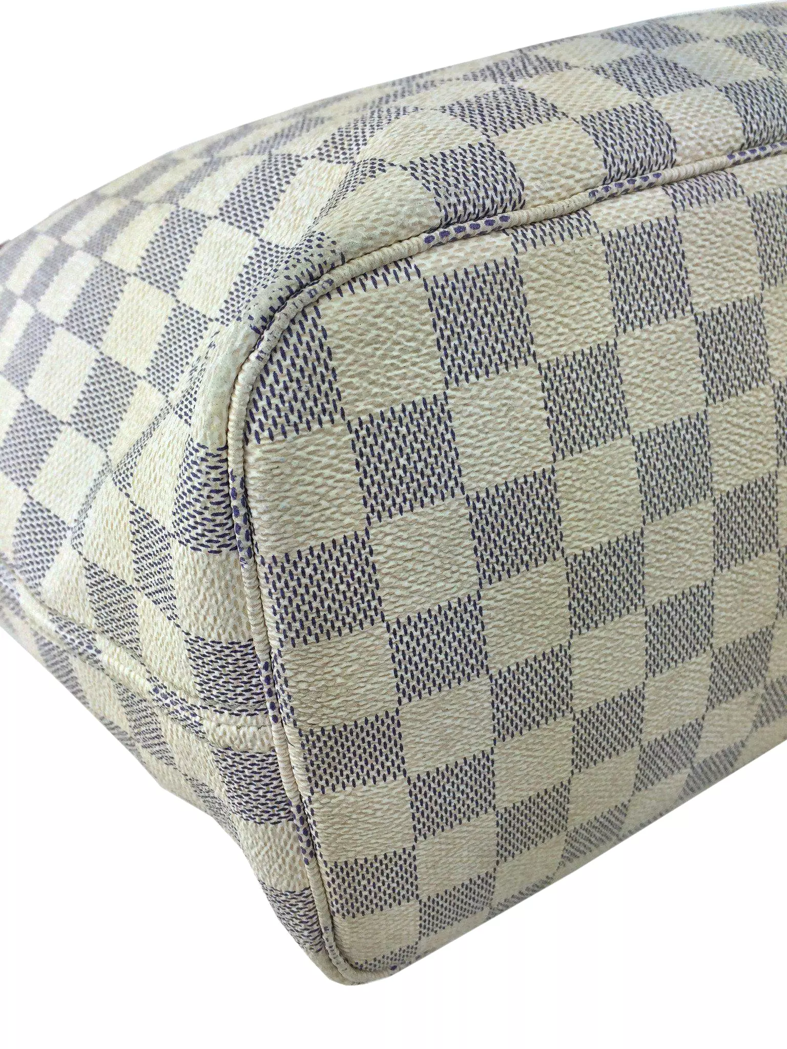 Louis Vuitton Damier Azur Neverfull MM Tote Bag