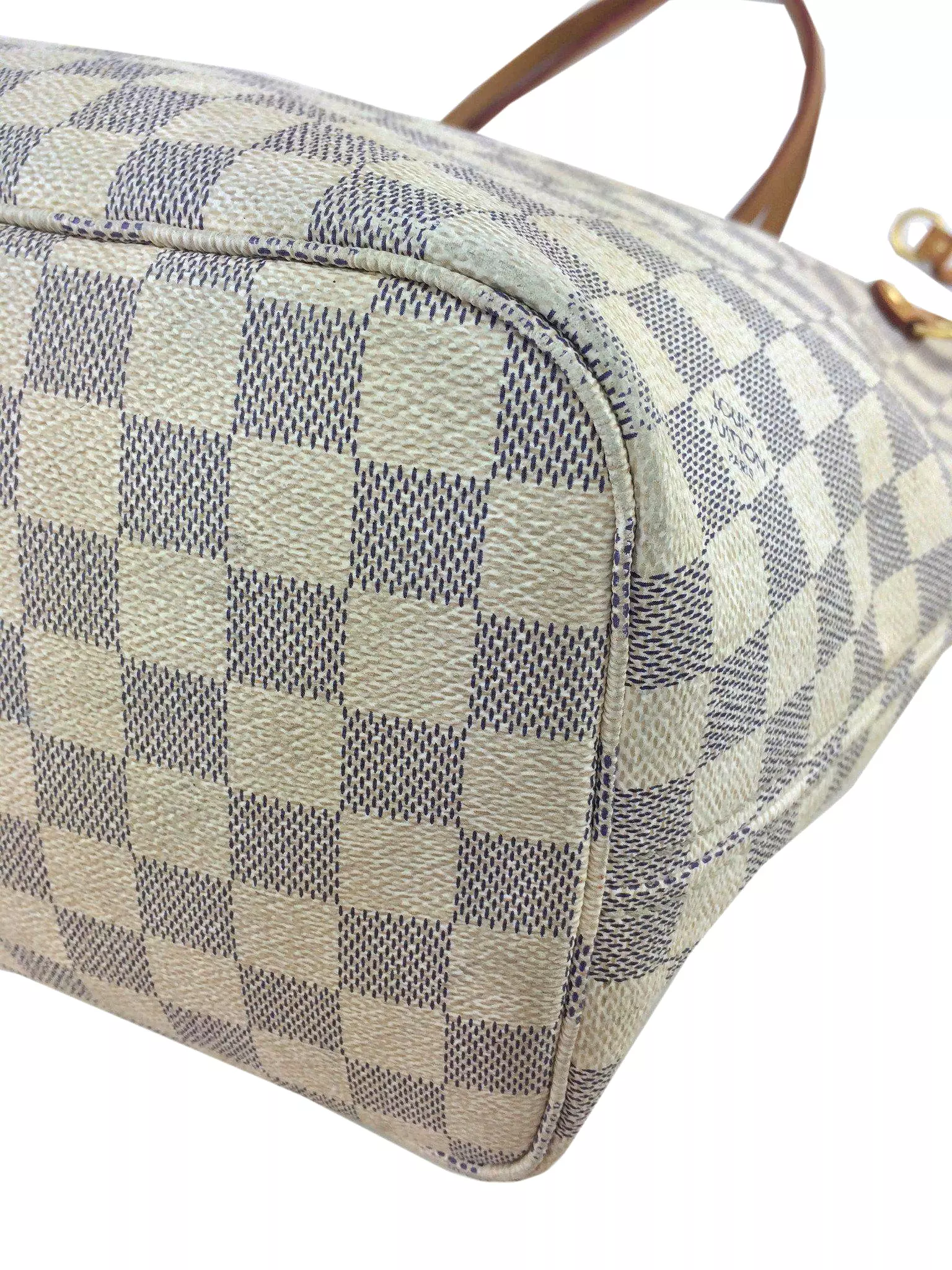 Louis Vuitton Damier Azur Neverfull MM Tote Bag