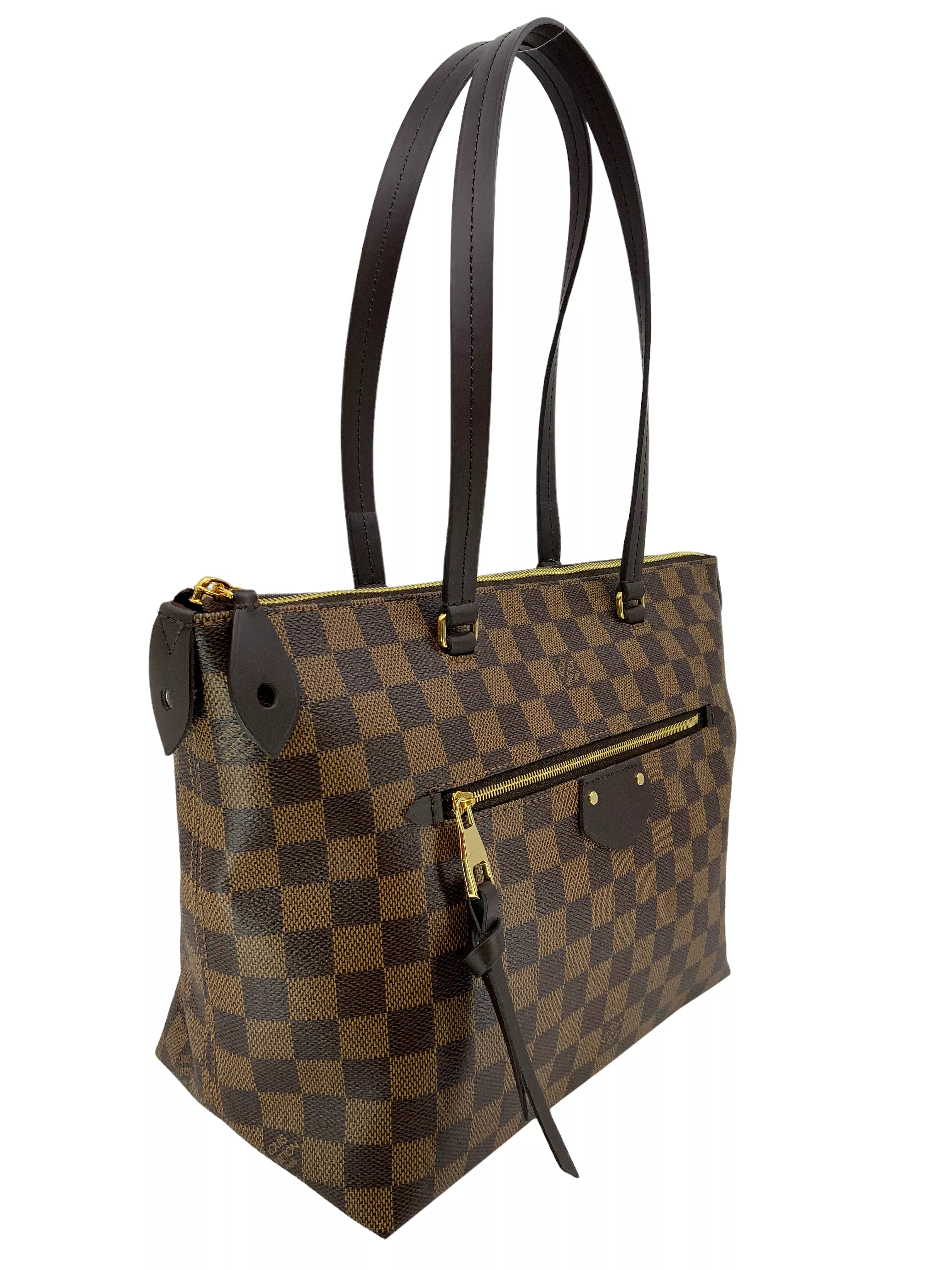 LOUIS VUITTON Damier Ebene Iena PM Tote Bag