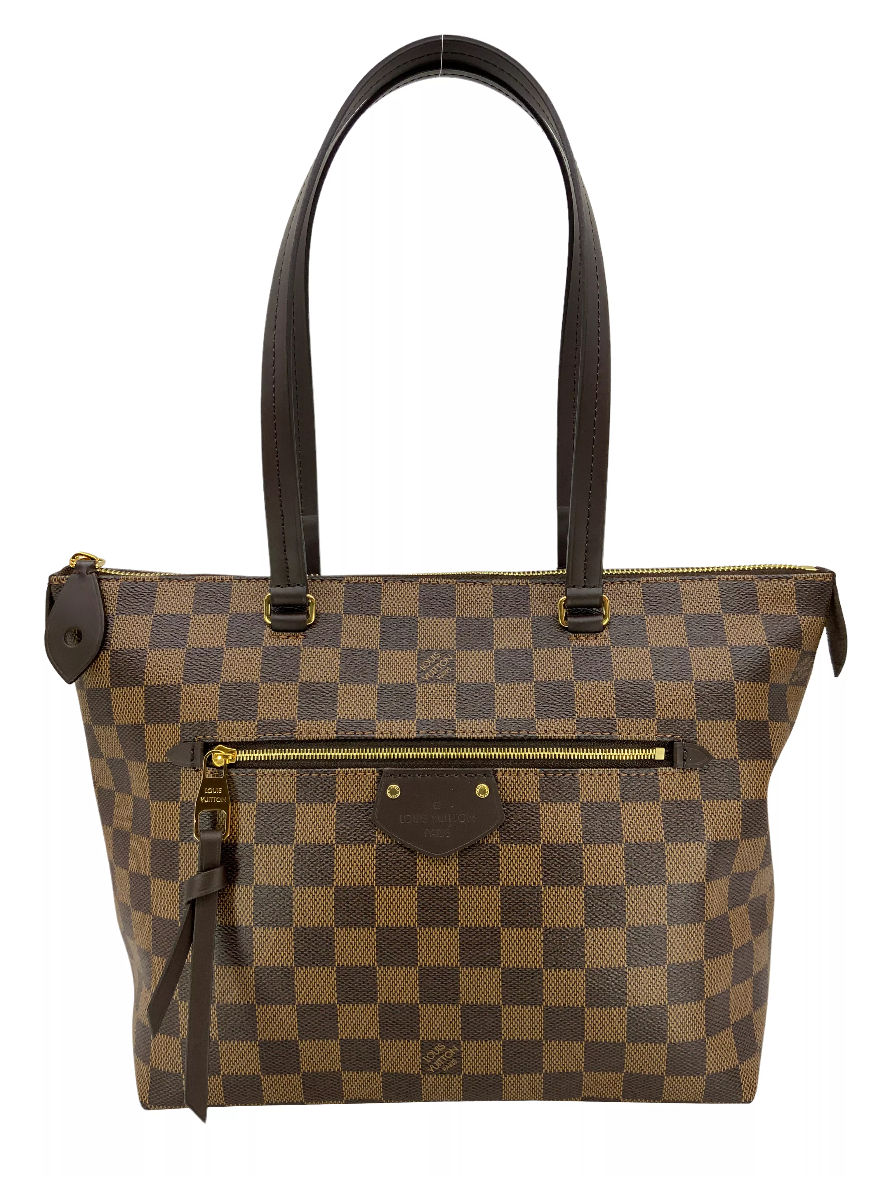 LOUIS VUITTON Damier Ebene Iena PM Tote Bag