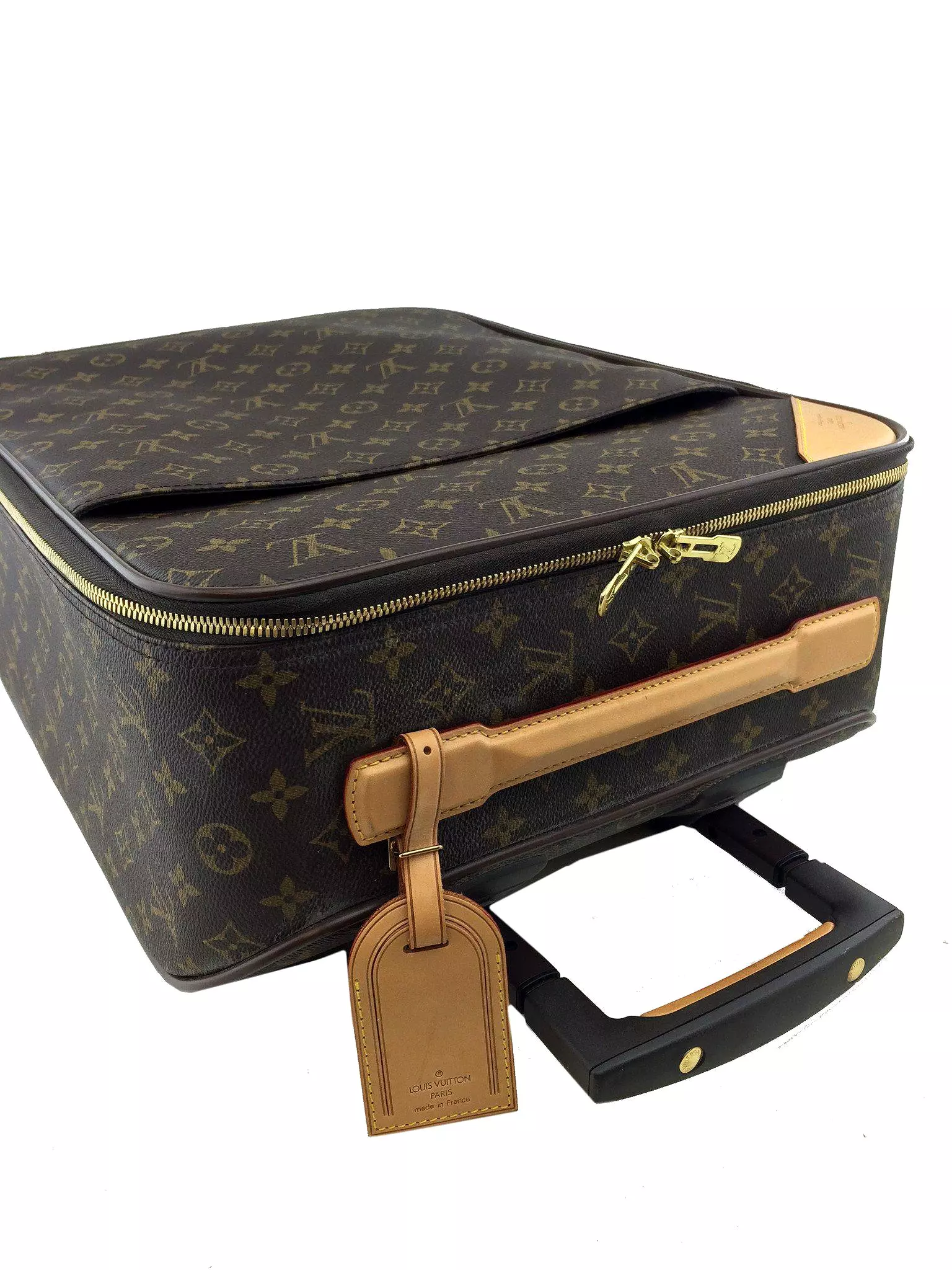 Louis Vuitton Pegase 50 Monogram Canvas Rolling Suitcase Travel Bag