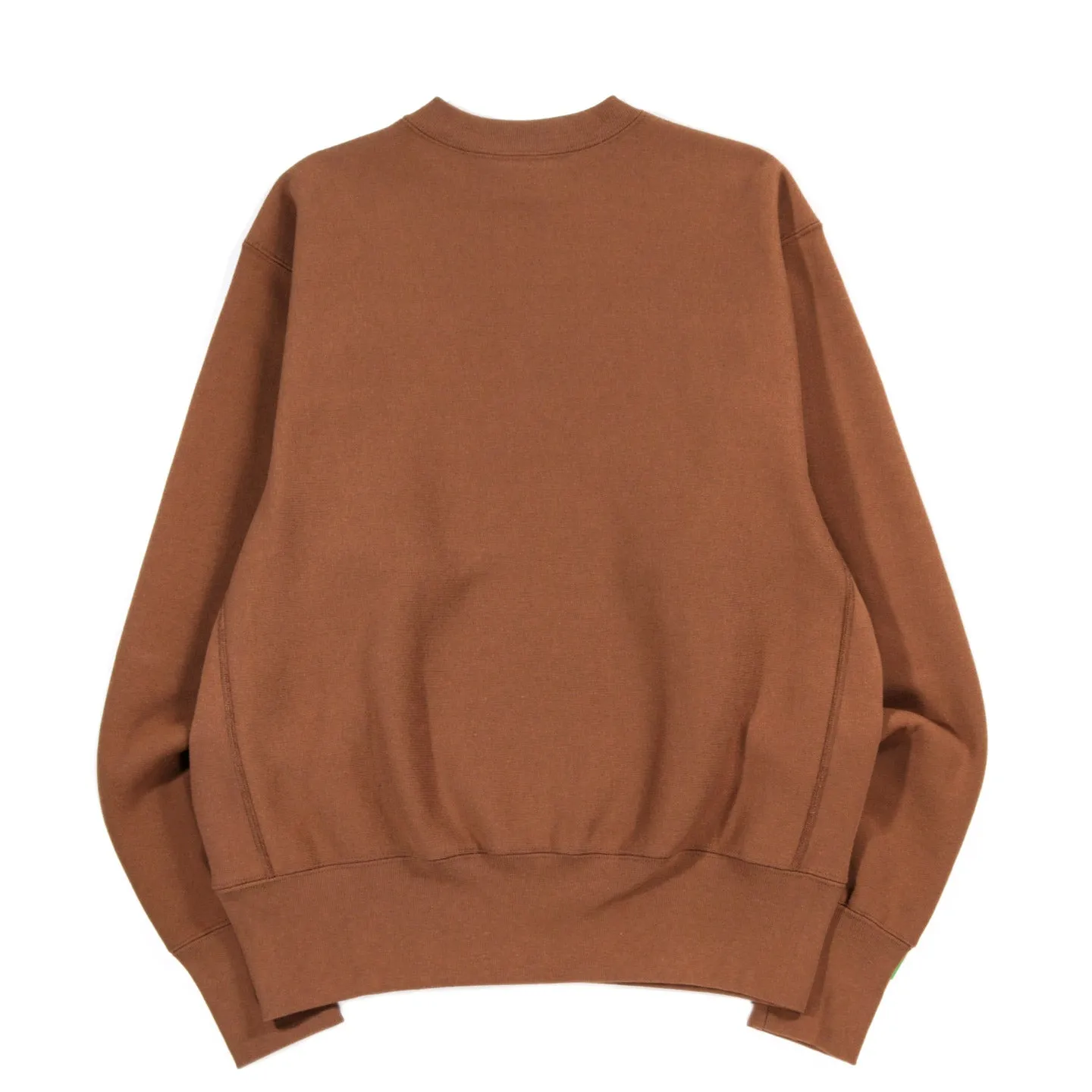 LQQK STUDIO SIGNATURE CREWNECK BISON BROWN