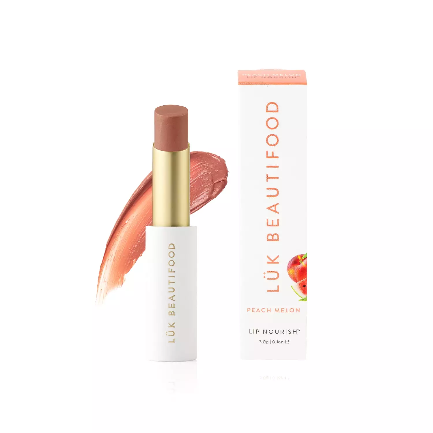 Luk Beautifood Lip Nourish Organic Lipstick Peach Melon