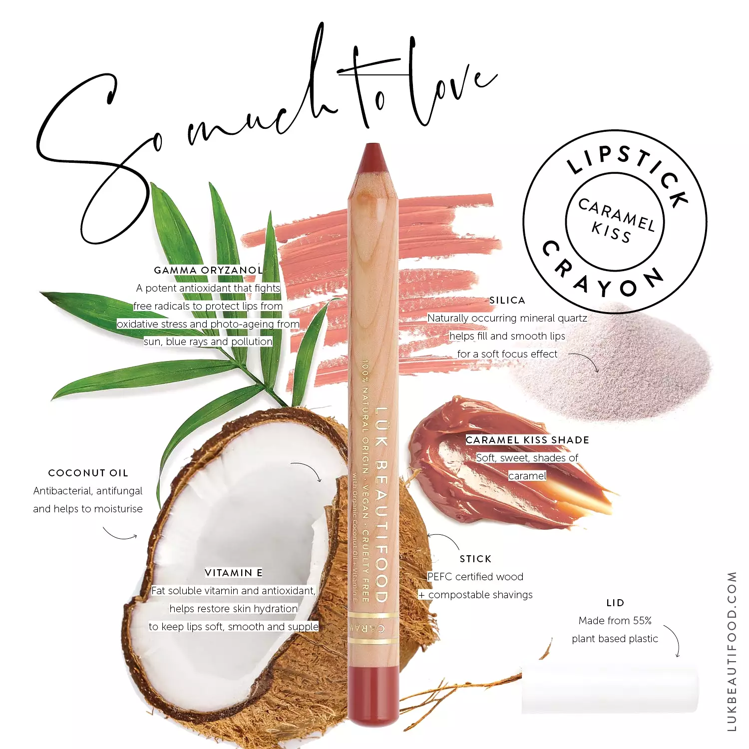 Luk Beautifood Lipstick Crayon Caramel Kiss