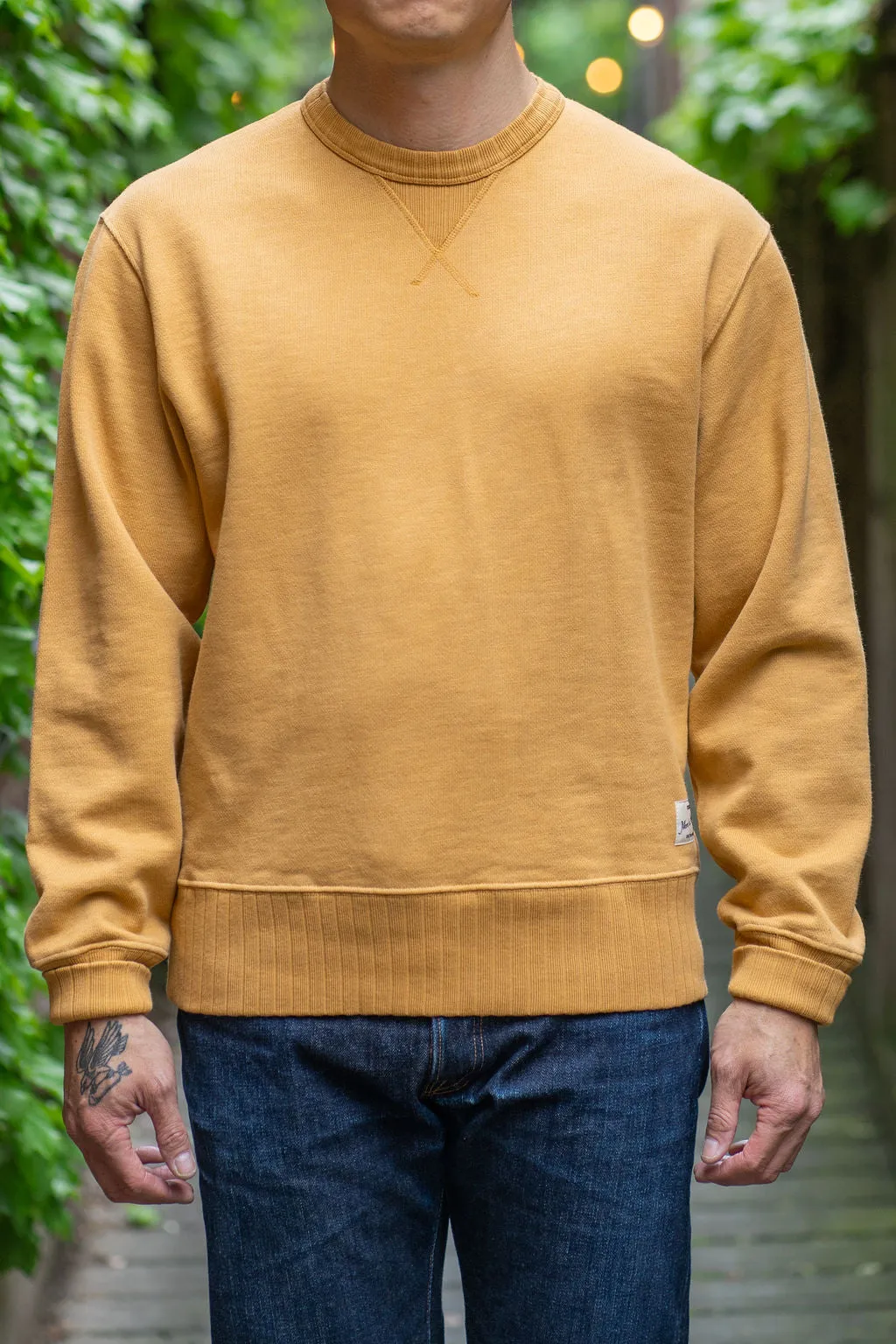 Merz b. Schwanen RFC01 Good Basics 19oz Relaxed Fit Sweatshirt - Honey