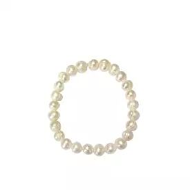 Natural Seed Pearl Stretchy Bracelet