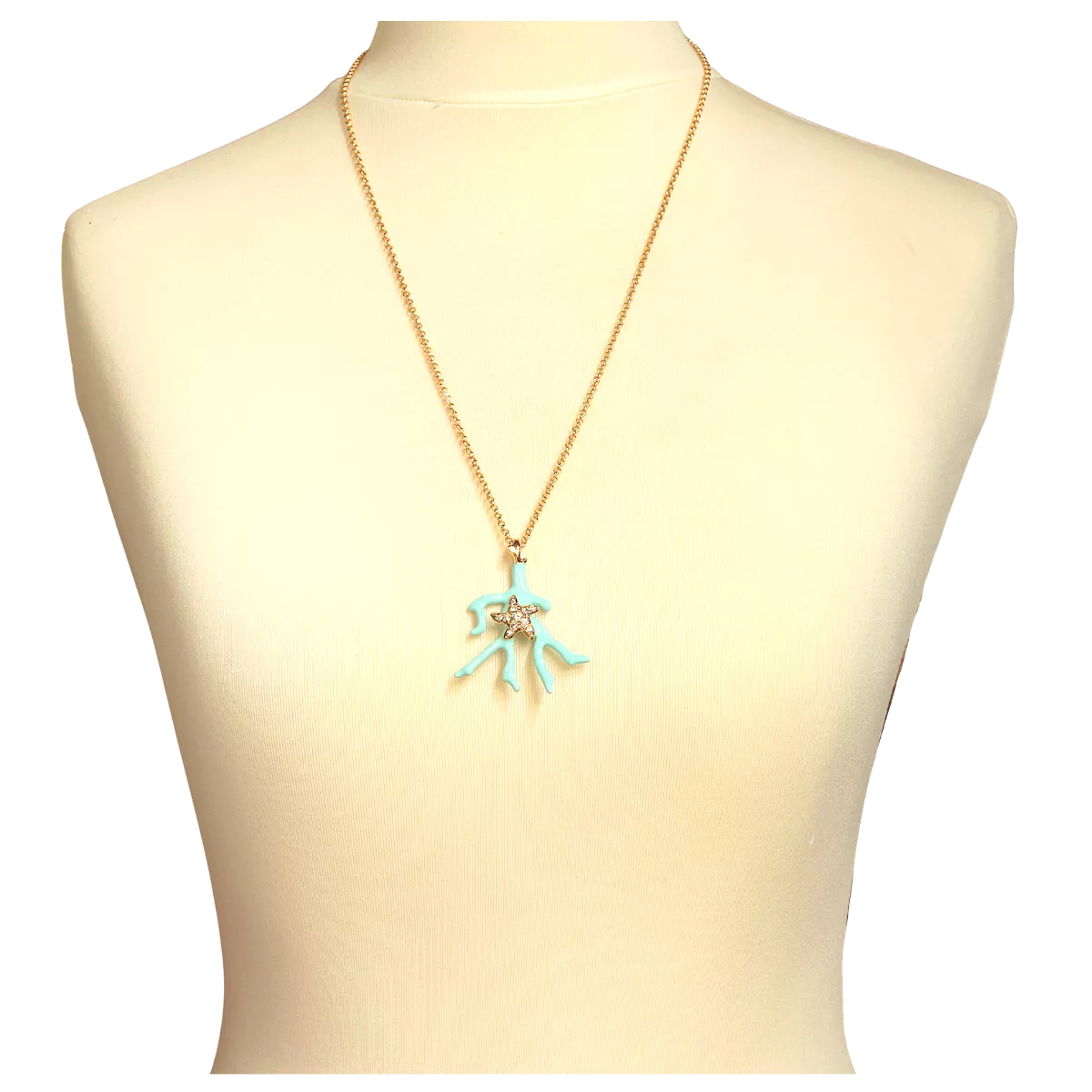 NECKLACE 2840 Turquoise color