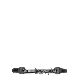 Opyum Leather Cord Bracelet, Black