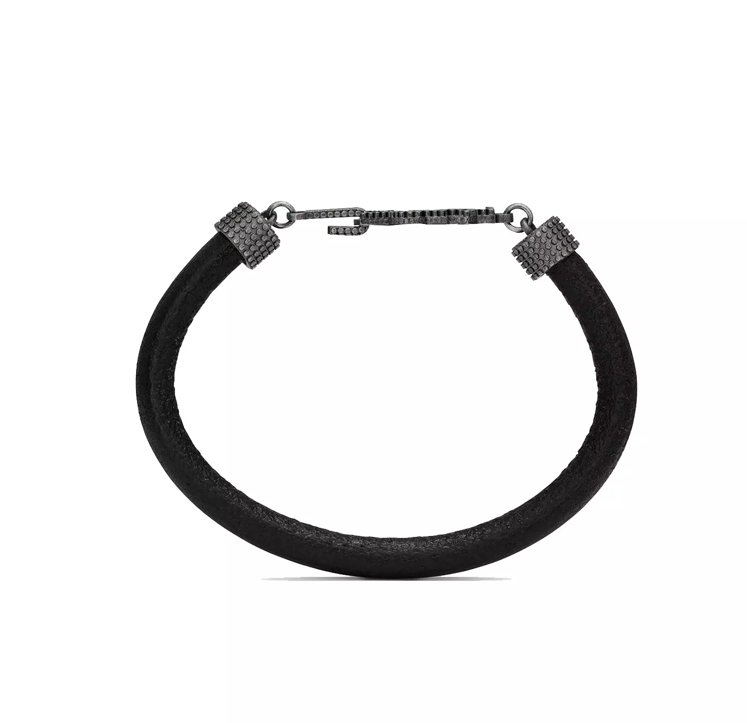 Opyum Leather Cord Bracelet, Black