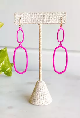 Overly Dramatic Earrings in Pink