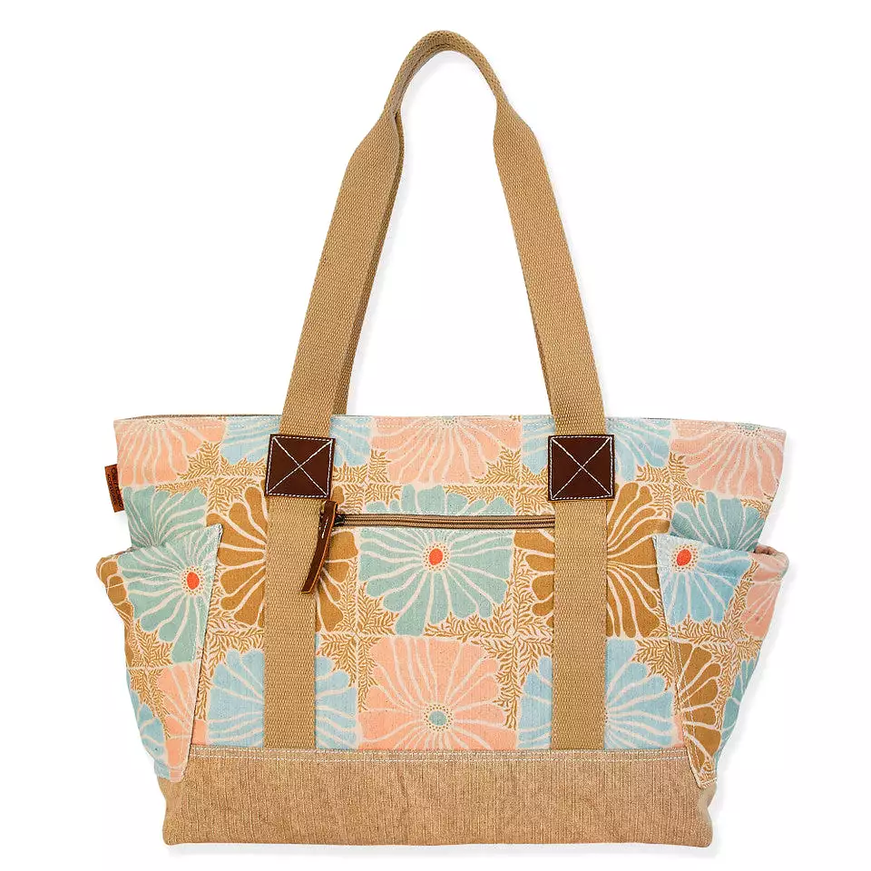 Phoenix Canvas Flower Tote