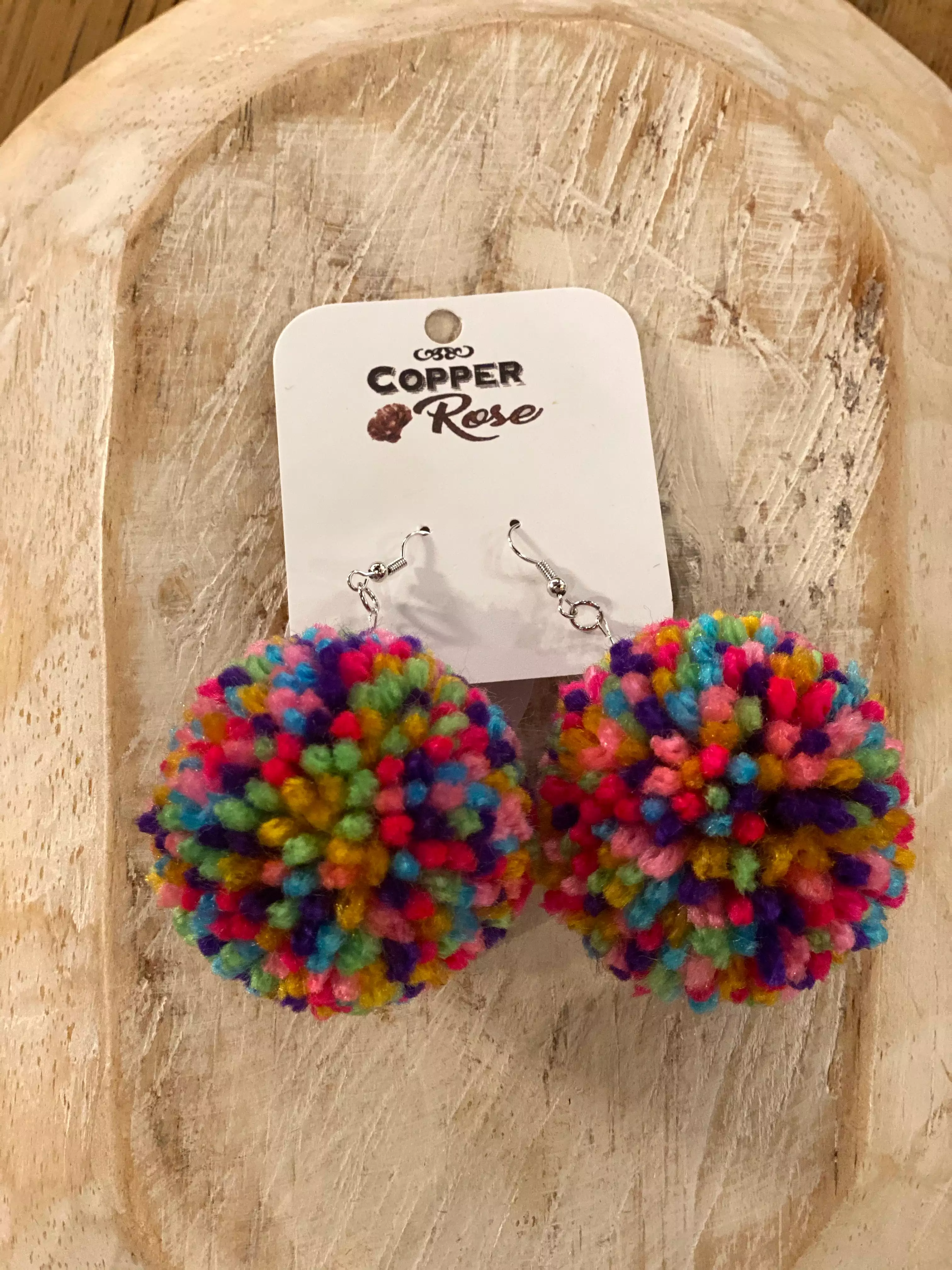 Pom Earrings