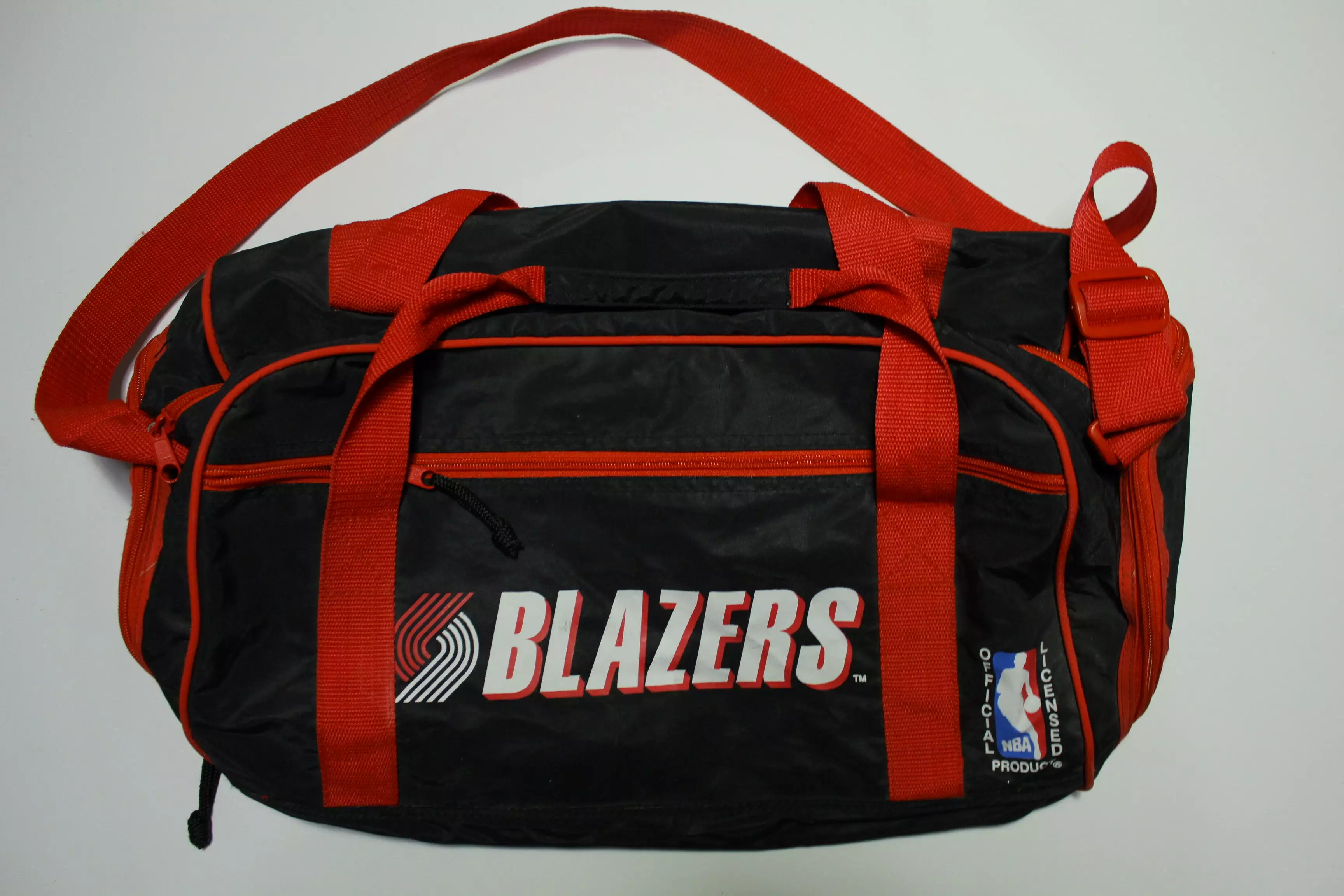 Portland Trail Blazers Vintage 90's Duffle Gym Travel Bag