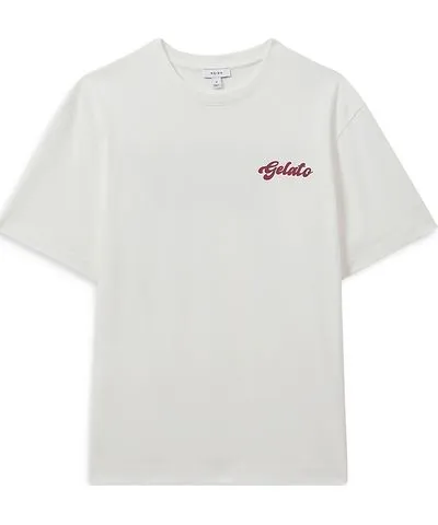 Reiss Sicily Oversized Gelato Crewneck Tee