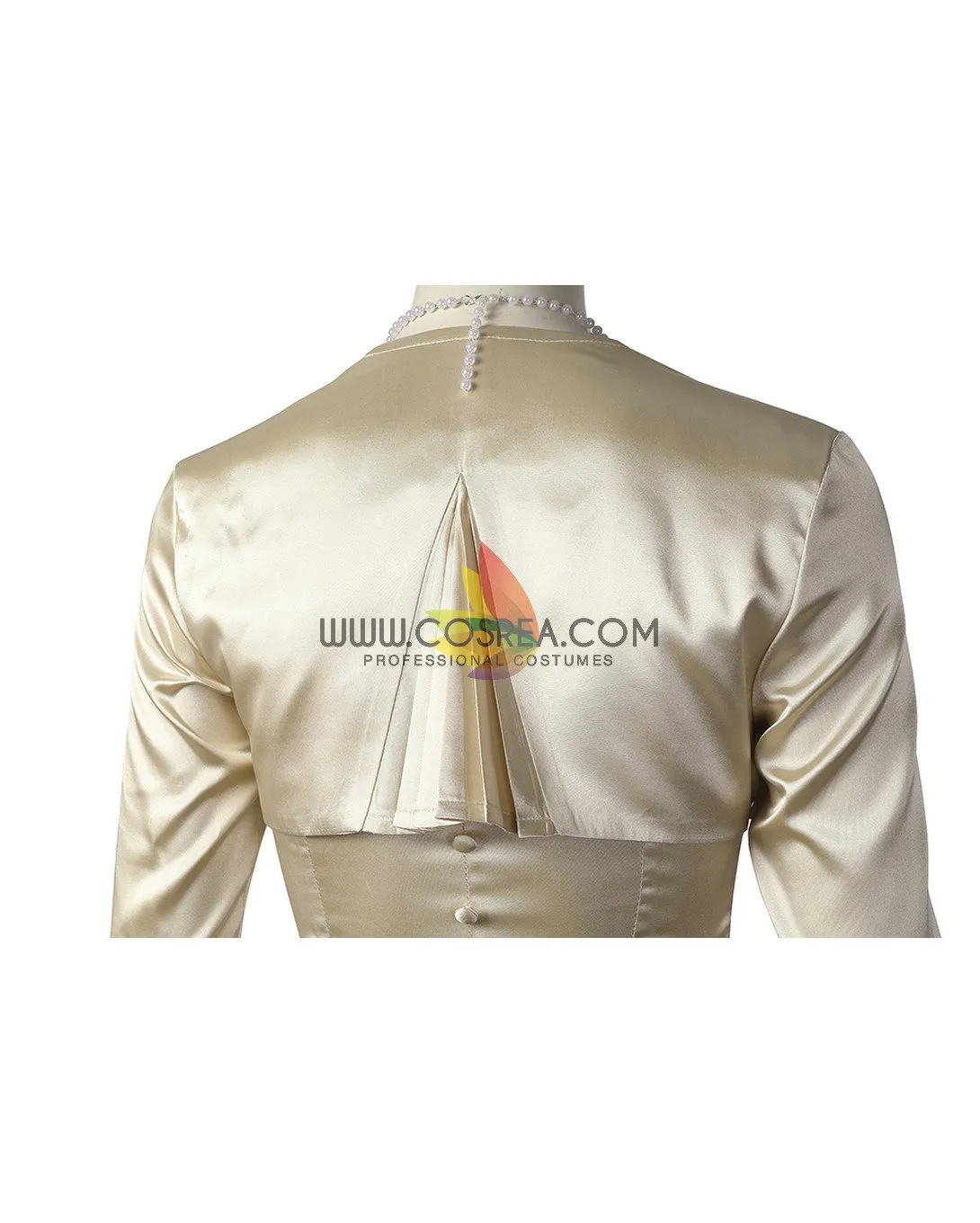 Resident Evil 8 Alcina Dimitrescu Satin Version Cosplay Costume