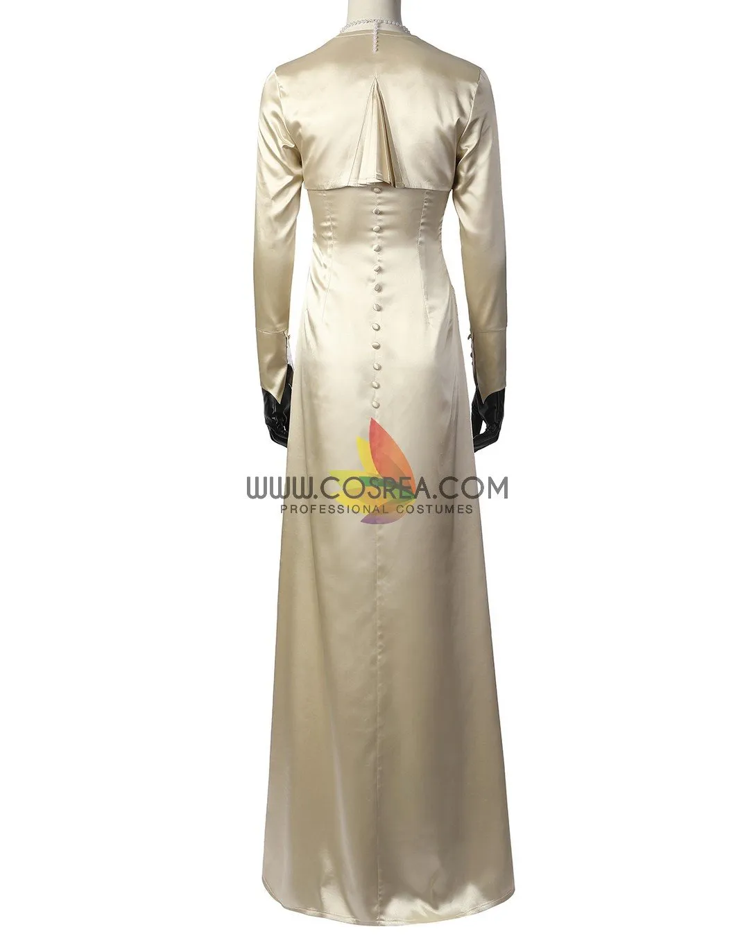 Resident Evil 8 Alcina Dimitrescu Satin Version Cosplay Costume