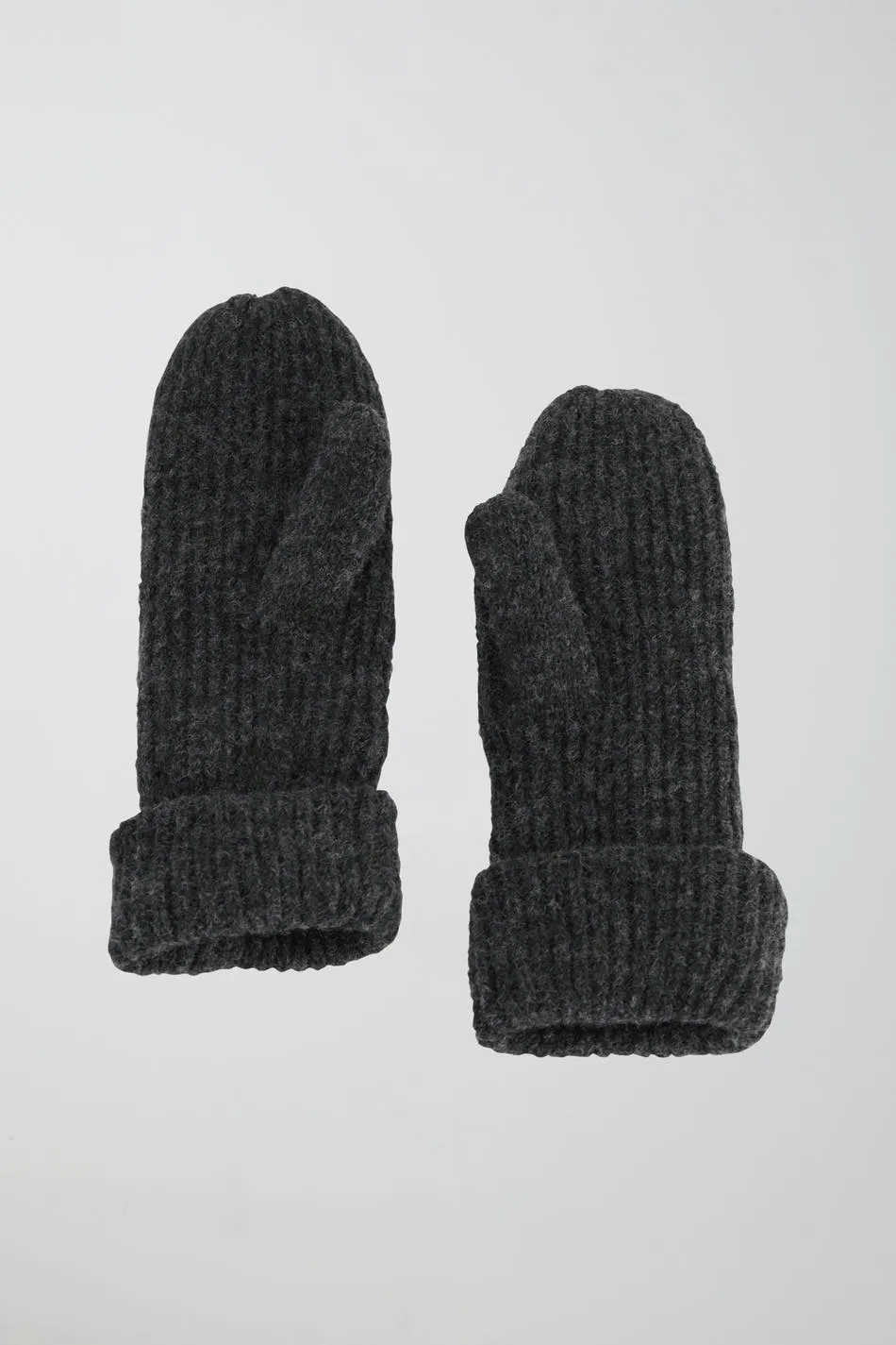 Rib mittens