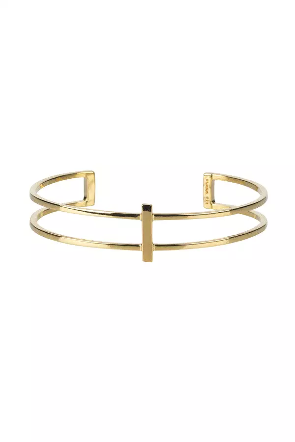 Row Bracelet, Gold