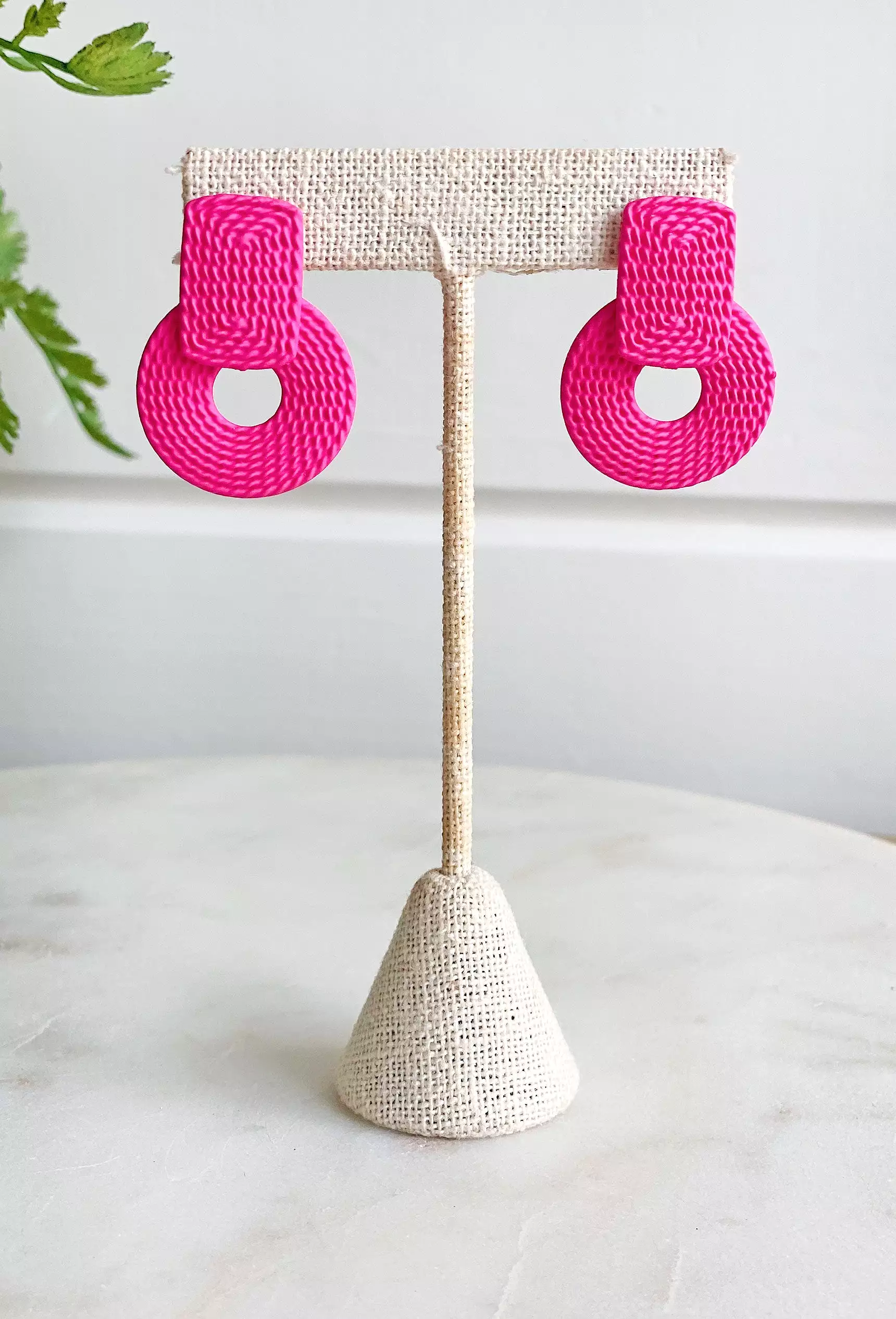 Sadie Earrings in Pink