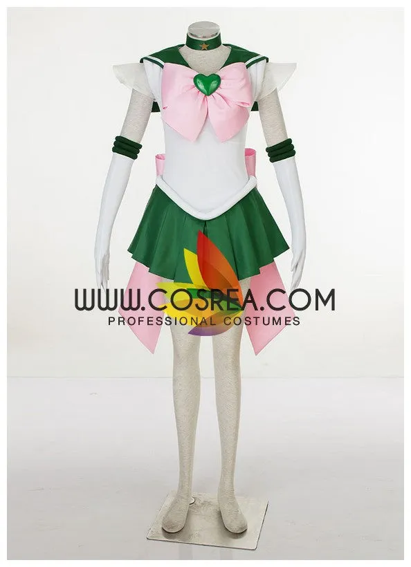 Sailormoon Super S Sailor Jupiter Makoto Kino Cosplay Costume