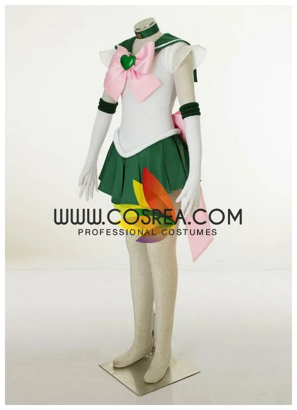 Sailormoon Super S Sailor Jupiter Makoto Kino Cosplay Costume