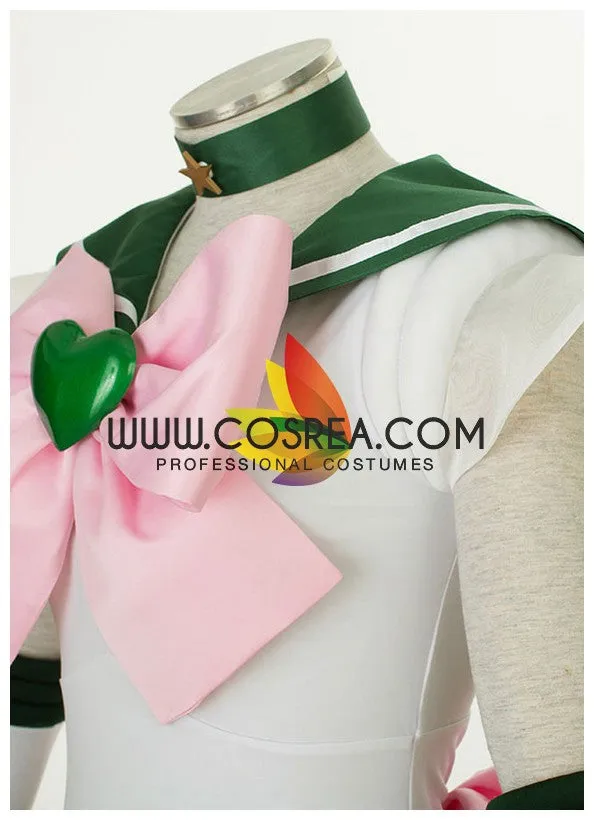 Sailormoon Super S Sailor Jupiter Makoto Kino Cosplay Costume