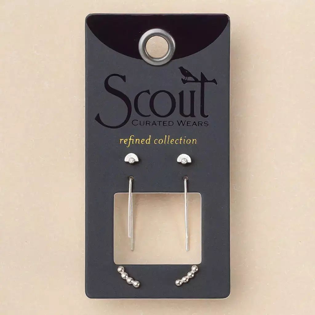 Scout Jewelry | A Little Refined Stud Earring Set