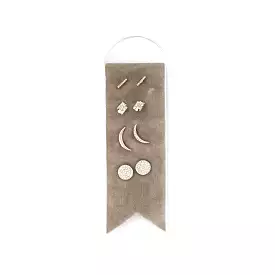 Silver Studs Velvet Gift Set