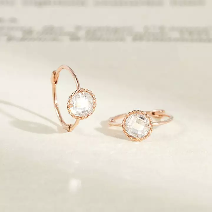 Son Ye jin 14K Gold Earrings Korean Drama Actress Jewelry Womens Accessories Luxury Fashion Dating Elegant Wedding Dinner Party 