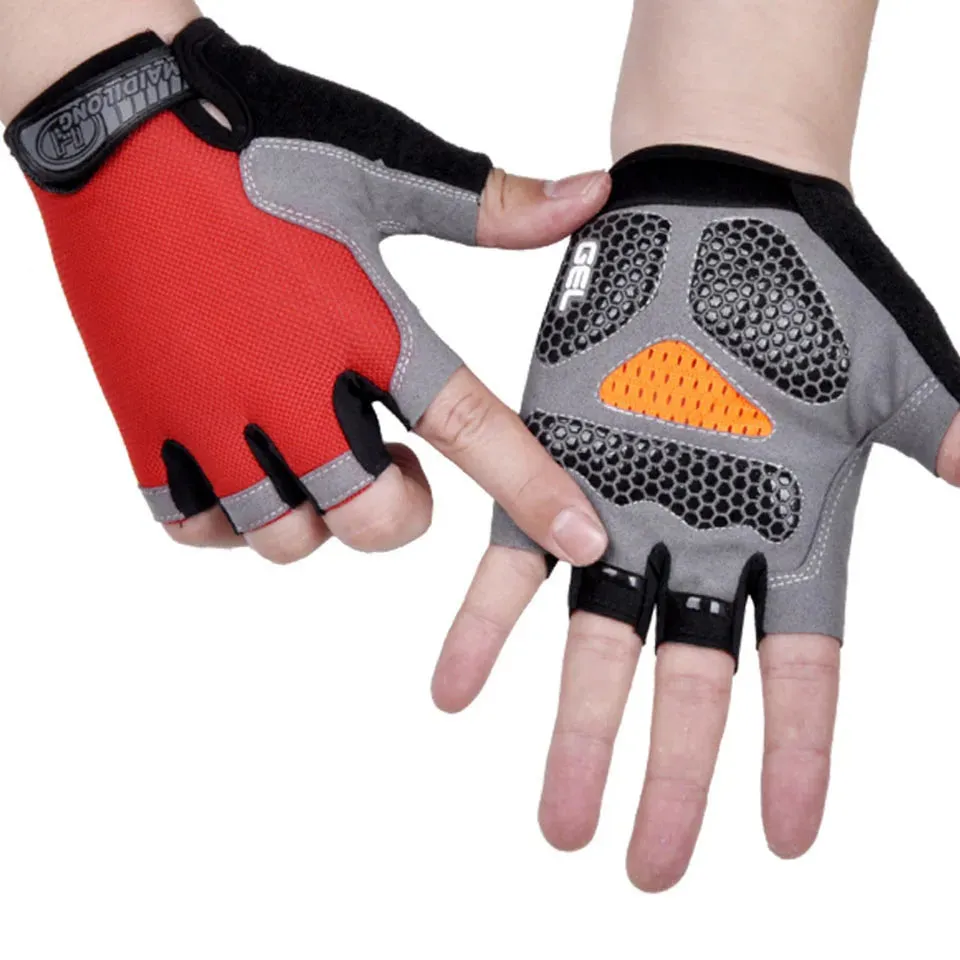 Sports Gloves Fitness Training Exercise Anti Slip Half Finger