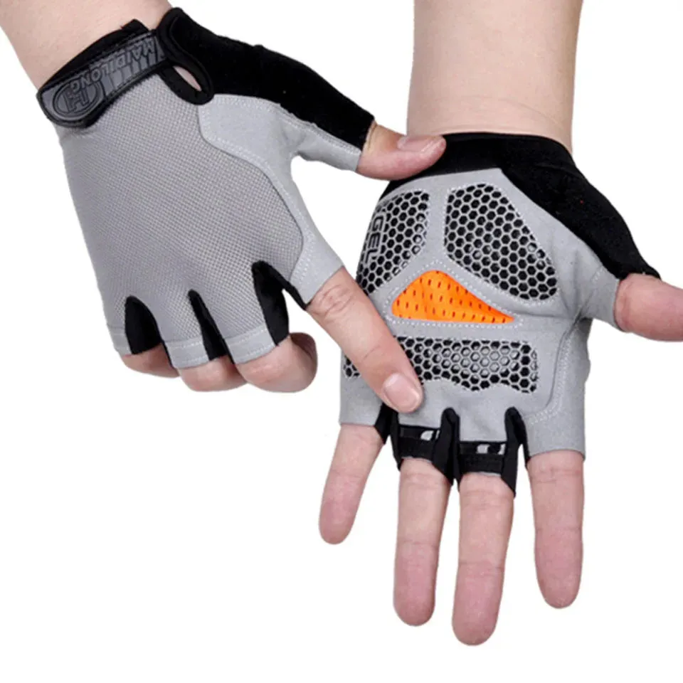 Sports Gloves Fitness Training Exercise Anti Slip Half Finger