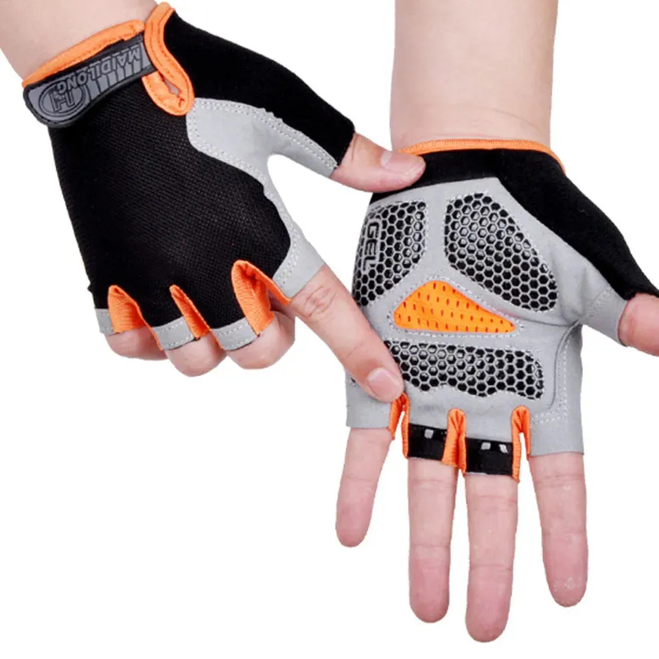 Sports Gloves Fitness Training Exercise Anti Slip Half Finger